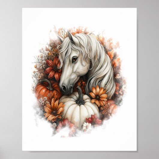Horse Country Pumpkin Poster (Voorkant)