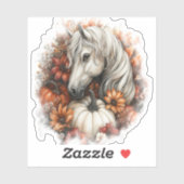 Horse Country Pumpkin Sticker (Vel)