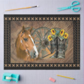Horse Cowboy Boots Cowboy Pet Tissuepapier (Craft)