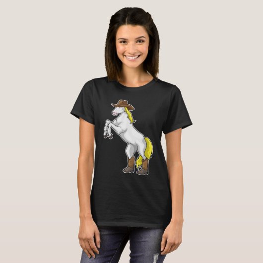 Horse Cowboy Boots T-shirt (Voorkant volledig)