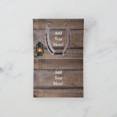 Horse Cowboy Boots Wagon Wheel Sunflower Western Kaart (Binnen)