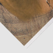 Horse Cowboy Boots Wagon Wheel Sunflower Western Tissuepapier (Detail)