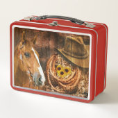 Horse Cowboy Pet Lasso Sunflower Rustige Barn Boar (Voorkant)