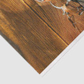 Horse Cowboy Pet Lasso Sunflower Rustige Barn Boar Tissuepapier (Detail)