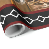 Horse Cowboy Pet Lasso Western Patroon Cadeaupapier (Rol Hoek)