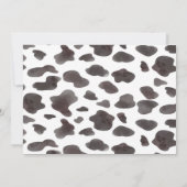 Horse Cowgirl Fotouitnodiging Kaart (Achterkant)