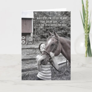 HORSE CRAZY WENSKAART BEDANKKAART