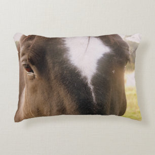 Horse Cushion Accent Kussen