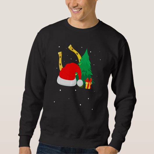 Horse Cute Kerstmis Trui (Voorkant)