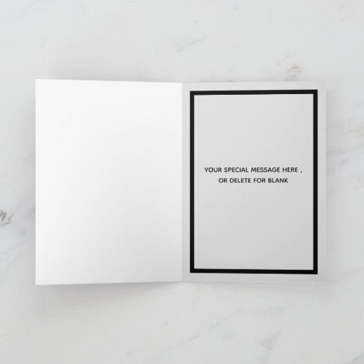 Horse Dad - Funny Horse Foto Vaderdag Kaart (Binnen)