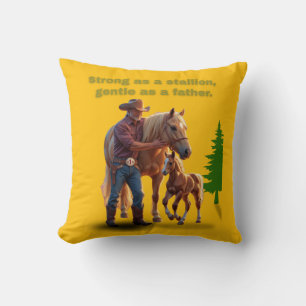 Horse Dad Pride - Paardendag paardensport editie Kussen