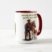 Horse Dad Pride - Paardendag paardensport editie Mok (Voorkant rechts)