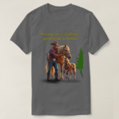 Horse Dad Pride - Paardendag paardensport editie T-shirt (Design voorkant)
