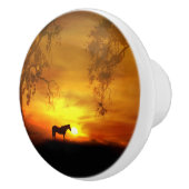 Horse Decor Knobs Keramische Knop (Rechts)