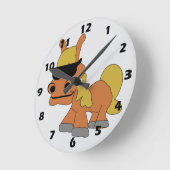 Horse Design Ronde Klok (Hoek)