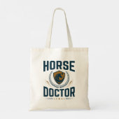 Horse Doctor Equine Veterinarian Tote Bag (Achterkant)