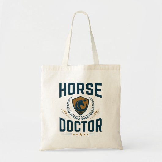Horse Doctor Equine Veterinarian Tote Bag (Voorkant)