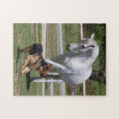 HORSE & DOG PLAY Puzzle Legpuzzel (Horizontaal)