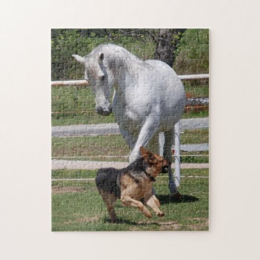 HORSE & DOG PLAY Puzzle Legpuzzel (Verticaal)