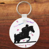 Horse Doodles Sleutelhanger (Voorkant)