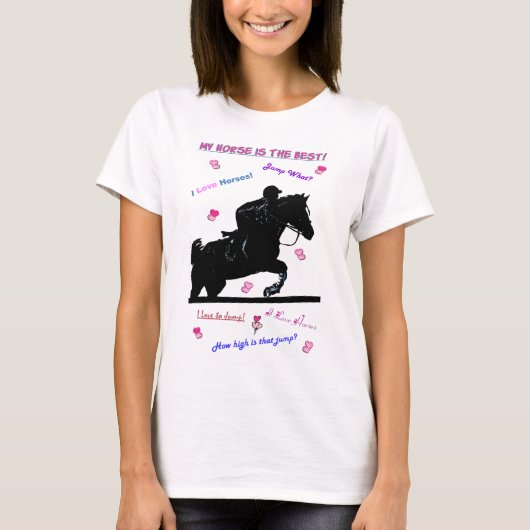 Horse Doodles T-shirt (Voorkant)