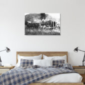 Horse Drawn Cart Canvas Afdruk (Insitu (Slaapkamer))