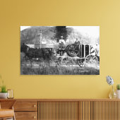 Horse Drawn Cart Canvas Afdruk (Insitu (Woonkamer))