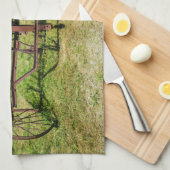 Horse Drawn Hay Rake Theedoek (Quarter Fold)