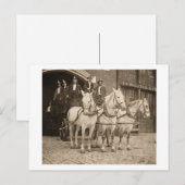 Horse Drawn Hook and Ladder Fire Company —  Briefkaart (Voorkant / Achterkant)