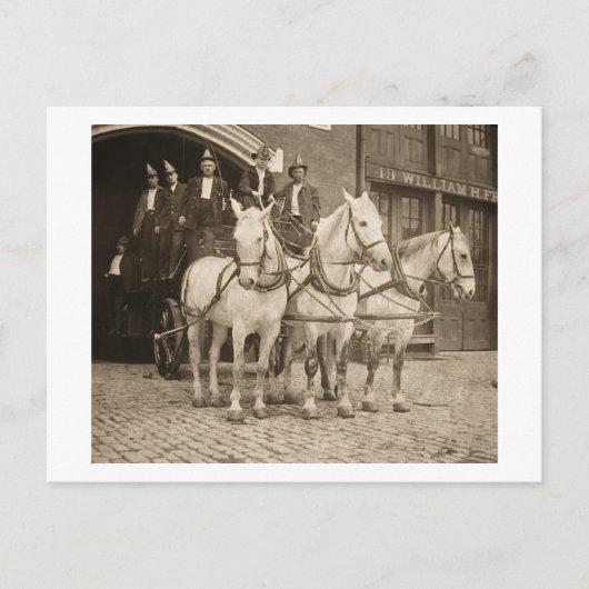 Horse Drawn Hook and Ladder Fire Company —  Briefkaart (Voorkant)