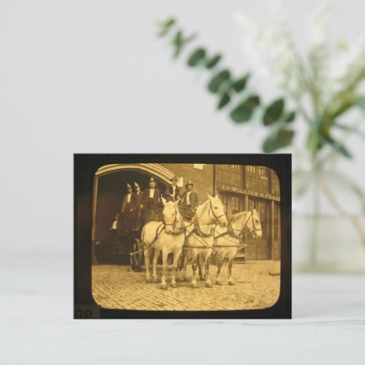 Horse Drawn Hook and Ladder Fire Company —  Briefkaart (Staand voorkant)