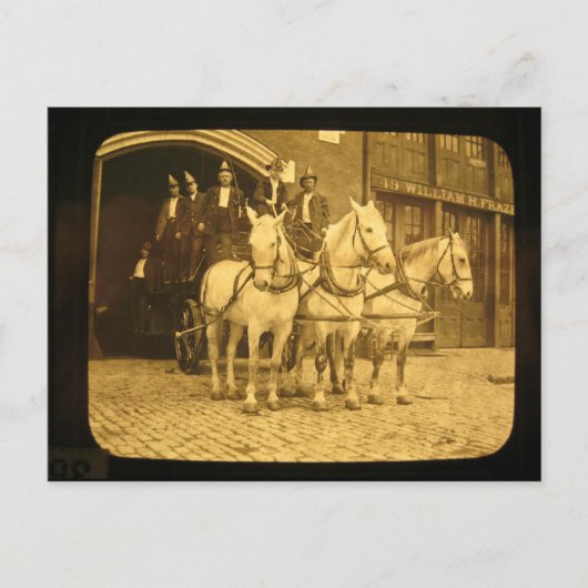 Horse Drawn Hook and Ladder Fire Company —  Briefkaart (Voorkant)