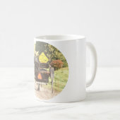 Horse Drawn Vechicles, Kalona, Iowa Amish Horse Koffiemok (Voorkant rechts)