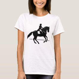 Horse Dressage Equestrian Silhouette T-shirt