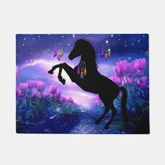 Horse Drocatcher Deurmat (Voorkant)
