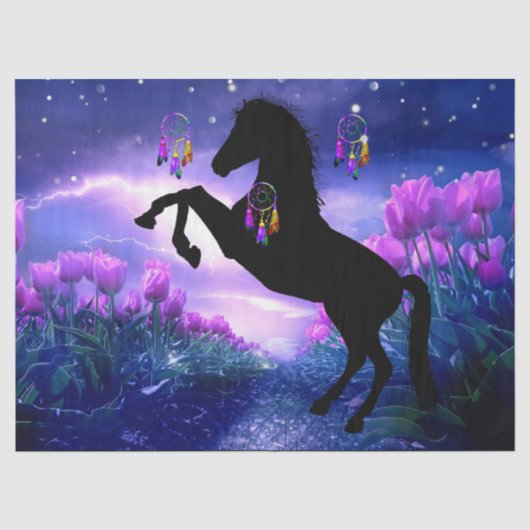 Horse Drocatcher Tissuepapier (Voorkant)