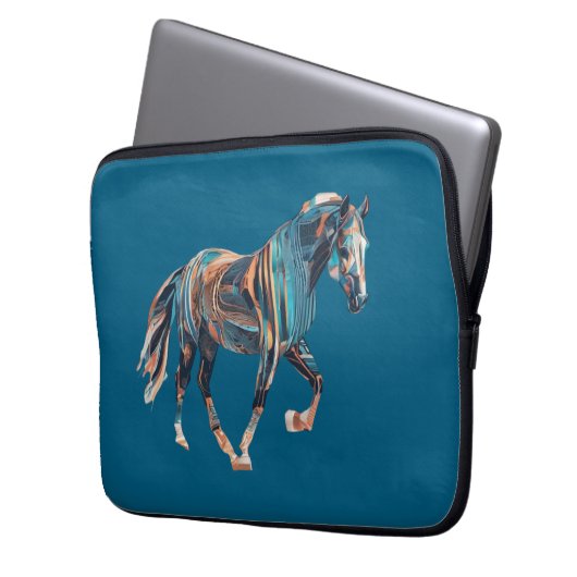 Horse Electronics Bag Laptop Sleeve (Voorkant Links)