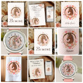 Horse Elegant Birthday Kaart