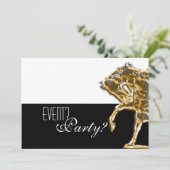 Horse elegant kaart (Staand voorkant)