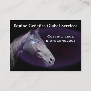 Horse Elegant Professional 3,5 inch x 2,5 inch Visitekaartje