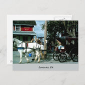 Horse en Buggy Briefkaart (Voorkant / Achterkant)