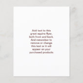 Horse en Buggy Logo Flyer (Achterkant)