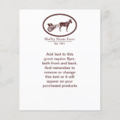 Horse en Buggy Logo Flyer (Voorkant)