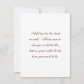 Horse en Buggy Logo Kaart (Achterkant)