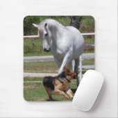 HORSE EN DOG PLAY MUISMAT (Met muis)