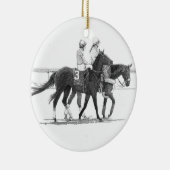 Horse en Jockey Ornament (Rechts)
