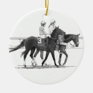 Horse en Jockey Ornament