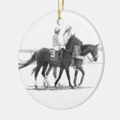 Horse en Jockey Ornament (Links)