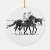 Horse en Jockey Ornament (Achterkant)