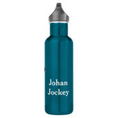 Horse en Rider silhouette personaliseren 24oz Waterfles (Rechts)